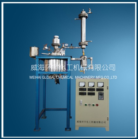 2L磁力反應(yīng)釜配螺帶攪拌